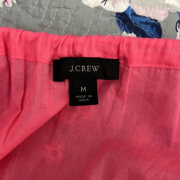 J. Crew cotton voile tiered button-down beach dress - Picture 9 of 10